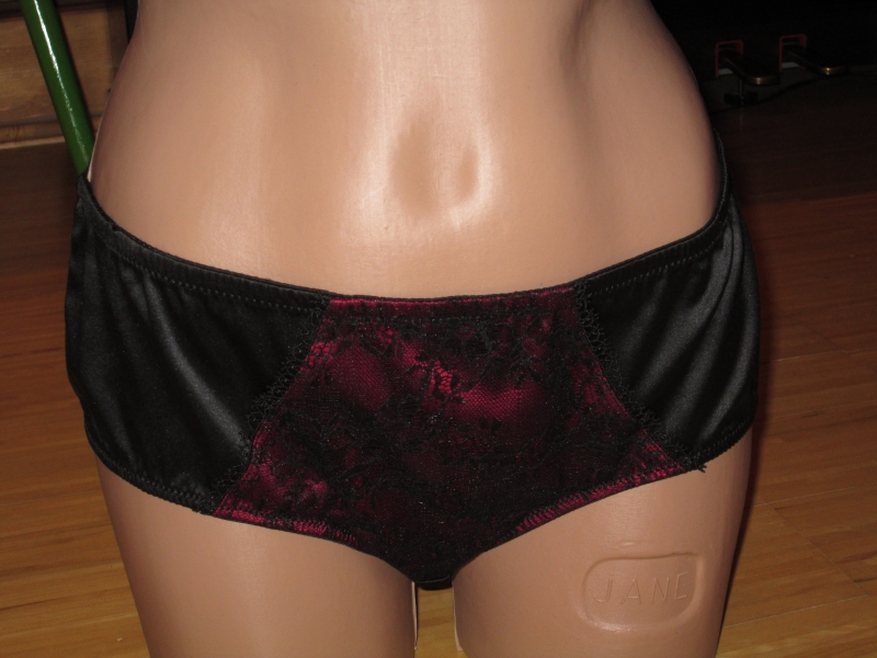 Retro Panty Höschen Unterwäsche Slip Nostalgie Naturana 4465 schwarz