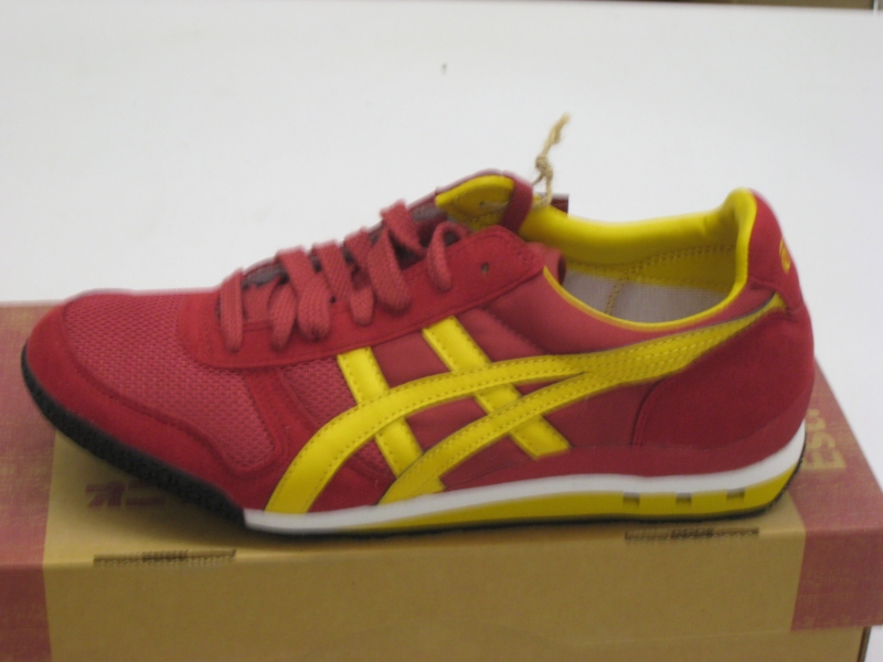 TIGER onitsuka asics ultimate 81 Sneakers rosso giallo MESSICO hn201 1804 NUOVO TIGER onitsuka asics ultimate 81 Sneakers rosso giallo MESSICO hn201 1804 NUOVO