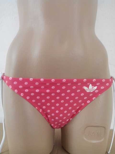 Adidas Bikini Lips eBay swimmwear | Z34928 Bademode Badeshort Slip Badehose weiß rot
