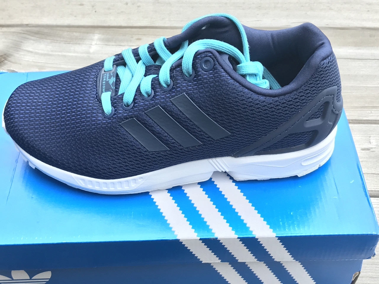 adidas zx flux komplett blau